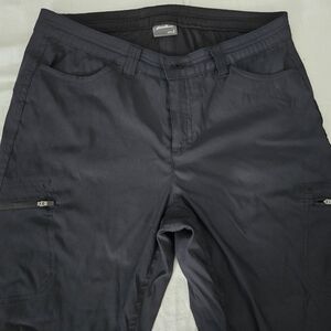 Eddie Bauer Womens Fleece Lined Rainer Pants Size 6